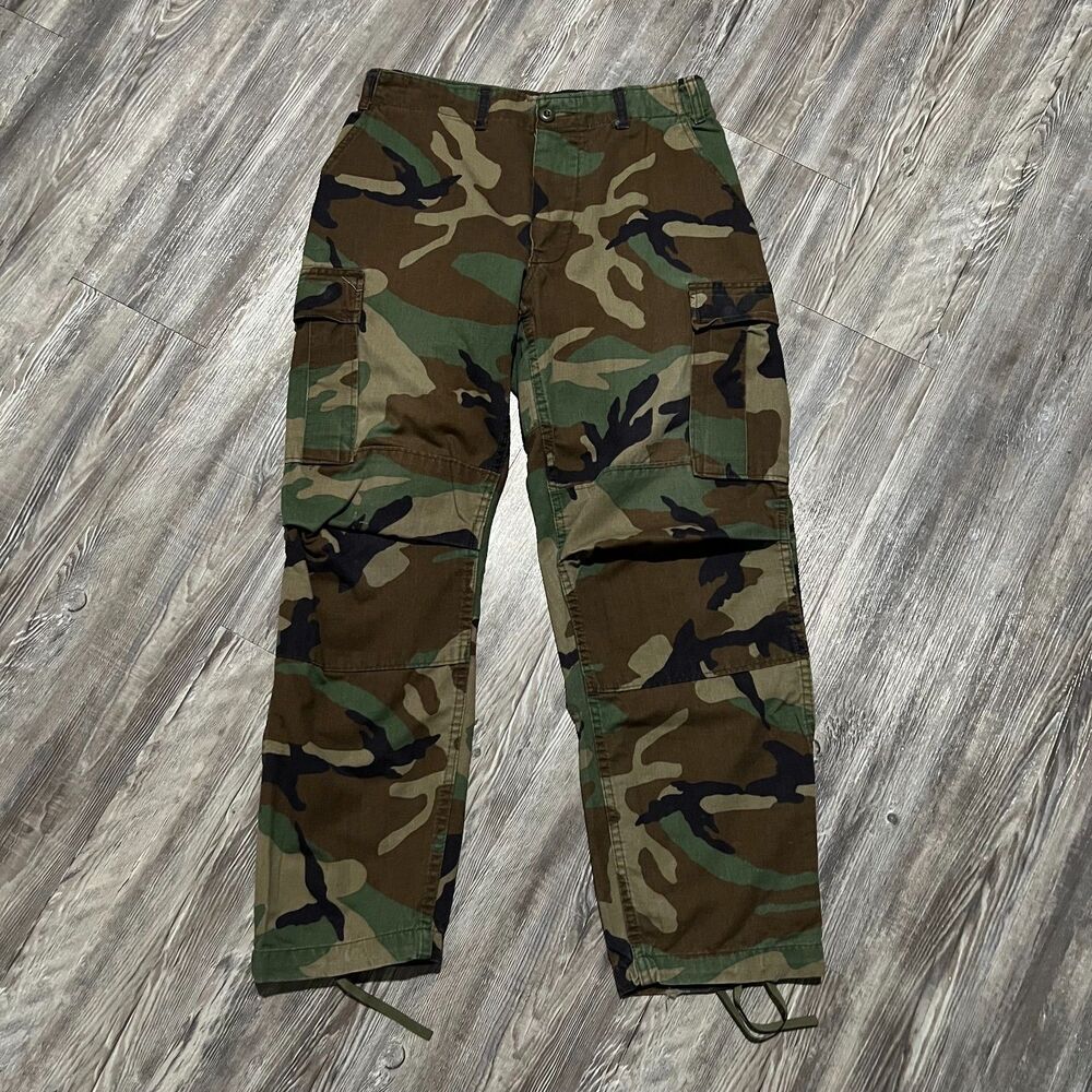 Rothco Woodland Camo BDU Cargo Pants Medium Regular Made in USA